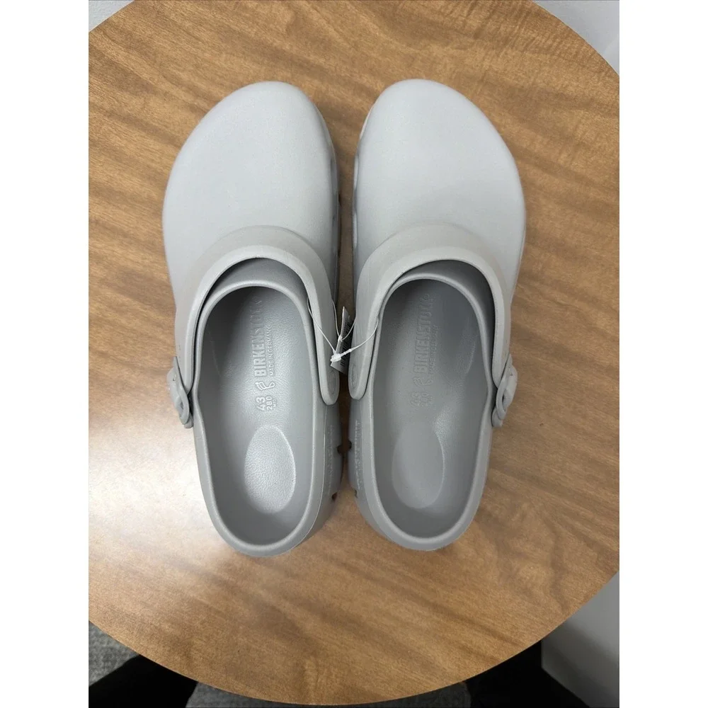 Birkenstock Mens Birki Flow‎ EVA clog Stone Coin 43 (US 10-10.5)